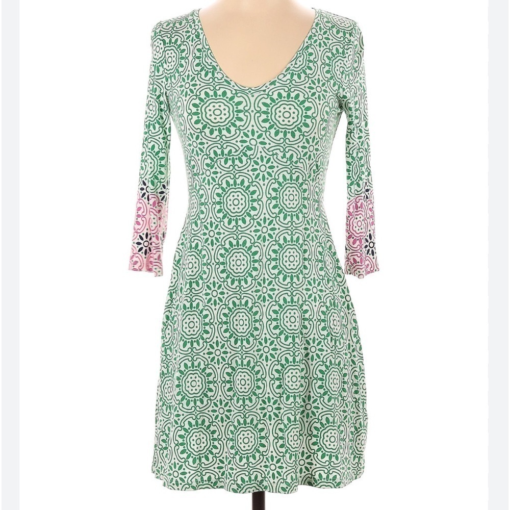 Boden Jersey Knit V Neck Dress Size 8